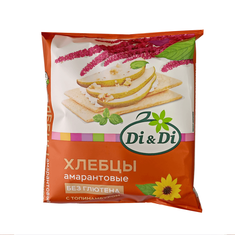 Хлебцы амарантовые "Топинамбур" 100 гр