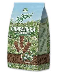 Макаронные изделия "Спиральки" из гречневой муки