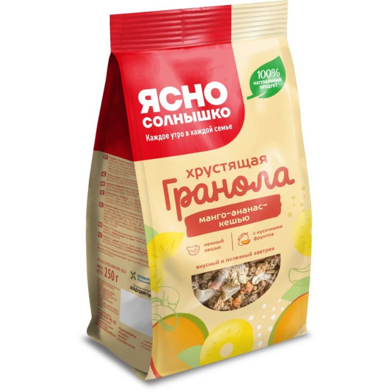 Гранола ясно солнышко "Манго"