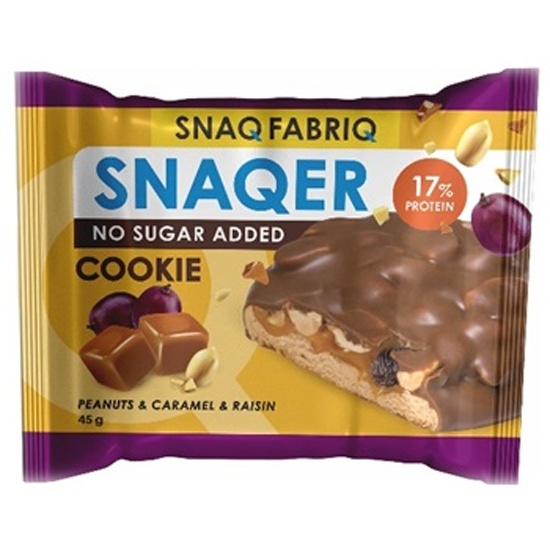 Snaq Fabriq печенье - карамель с изюмом