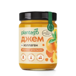 Джем Plantago низкокалорийный с коллагеном «Абрикос - апельсин»