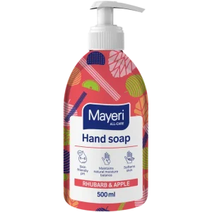 Жидкое мыло для рук Mayeri "All Care Ревень - Яблоко"