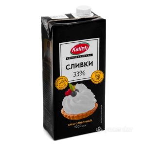Сливки Kalleh кондитерские 33% 1 литр