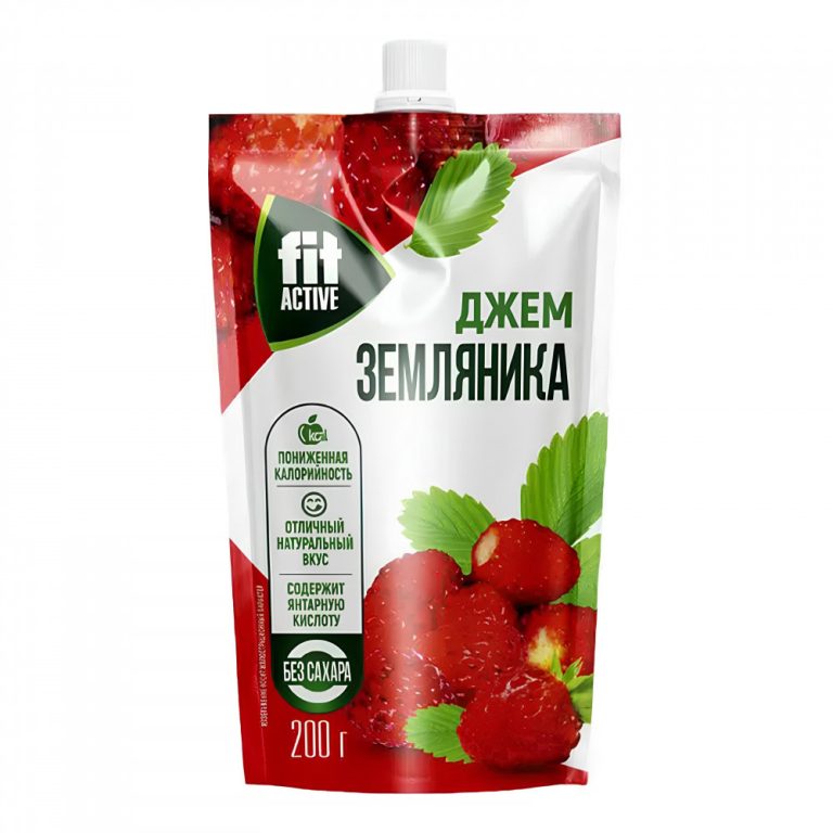 Fit Active джем "Земляника" 200 гр