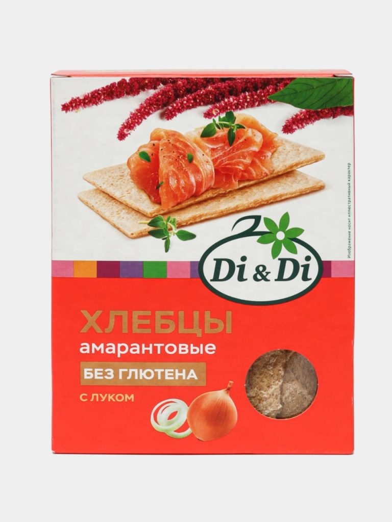 Хлебцы амарантовые " С луком" 195 гр