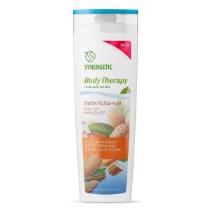 Гель для душа SYNERGETIC Body Therapy Масло миндаля, 380 мл