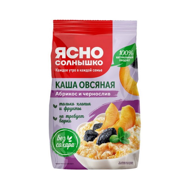 Каша овсяная "Абрикос и чернослив"