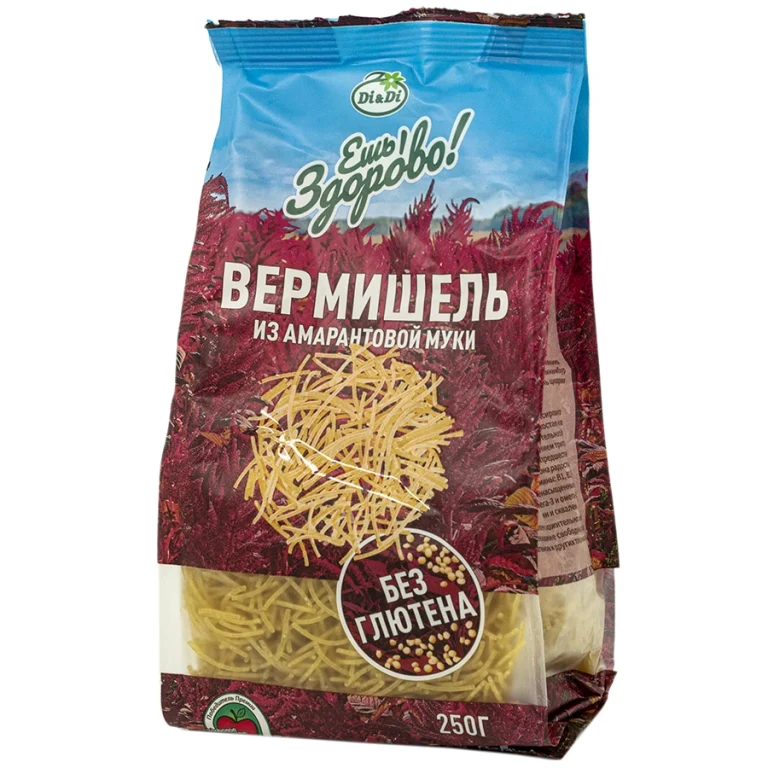 Вермишель из амарантовой муки 250 гр