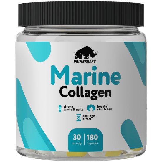 Prime Kraft Marine Collagen 180 капсул