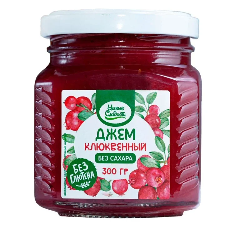Умные сладости джем "Клюква"