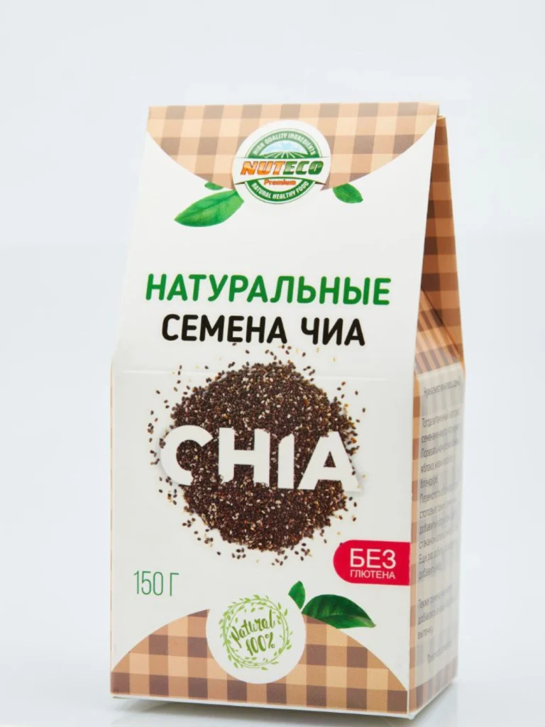 Семена чиа Nuteco Натуральные 150 г